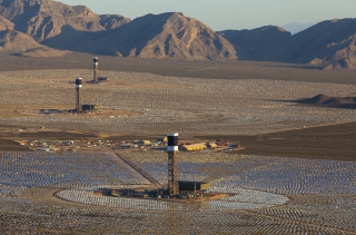 Солнечная электростанция в Калифорнии